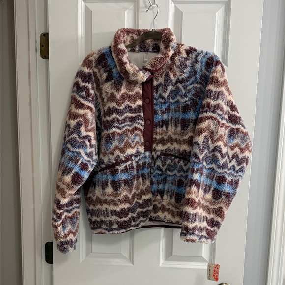 free people movement Jackets & Blazers - FP Movement by Free People Hit The Slopes Printed Fleece Jacket NWT